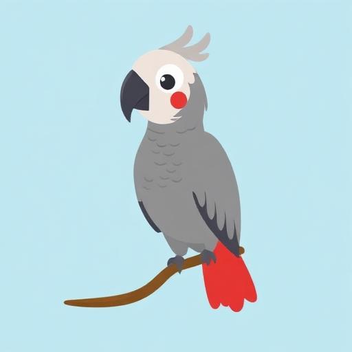 Papagaio-cinza (African grey)